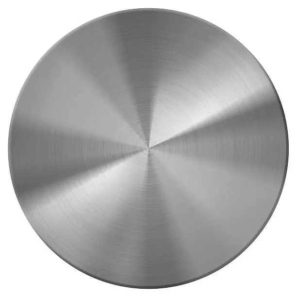 Photo of metal disc | button