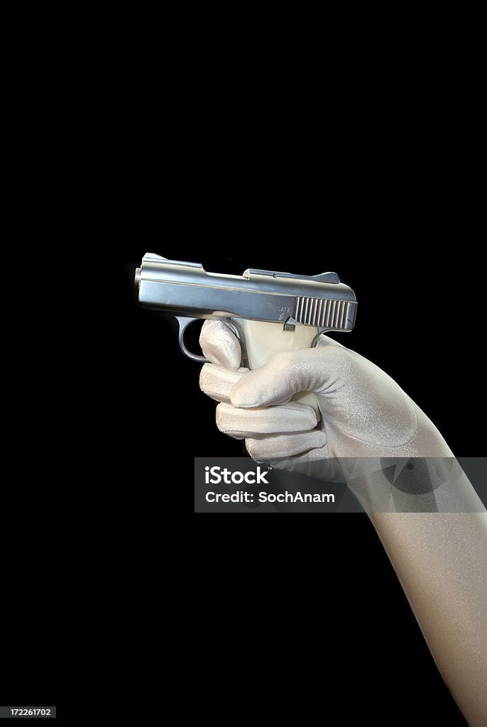 Arma na mão Luva Formal série - Royalty-free Mulher Fatal Foto de stock
