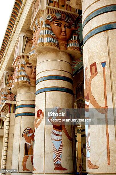 Colunas Egipto - Fotografias de stock e mais imagens de Egipto Antigo - Egipto Antigo, Arcaico, Arqueologia