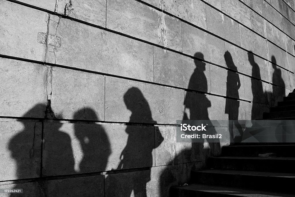 Anonymous Shadows on the wall Shadow Stock Photo