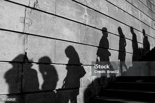 Anonymous Stock Photo - Download Image Now - Shadow, Focus on Shadow, People