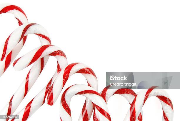 Candy Cane Grenze Stockfoto und mehr Bilder von Einige Gegenstände - Mittelgroße Ansammlung - Einige Gegenstände - Mittelgroße Ansammlung, Farbbild, Feiern