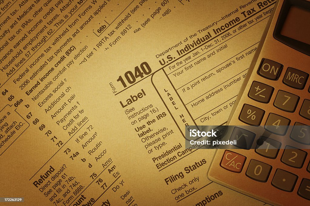Steuerformular - Lizenzfrei Internal Revenue Service Stock-Foto