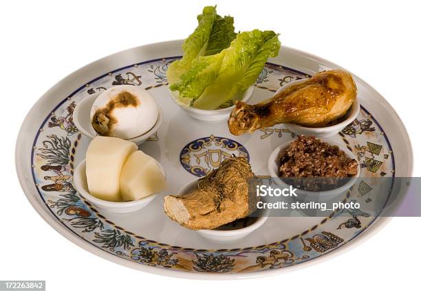 Pesach Plato Del Séder Foto de stock y más banco de imágenes de Plato del séder - Plato del séder, Pascua Judía, Séder