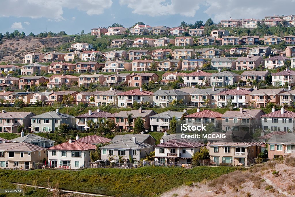 Maisons-orange county - Photo de Californie libre de droits