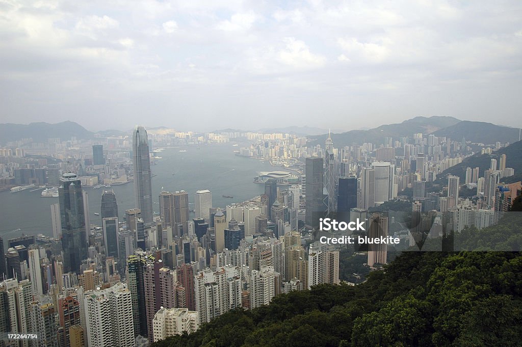 홍콩 하버 뷰 - 로열티 프리 0명 스톡 사진