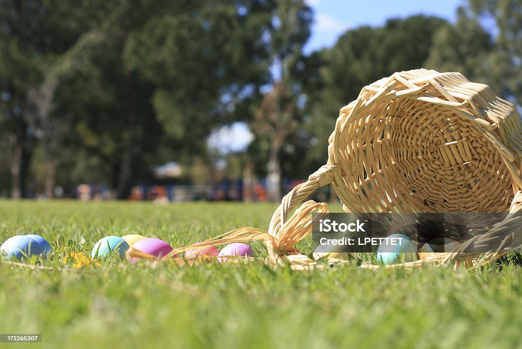 Panier d'œufs de Pâques - Photo de Christianisme libre de droits