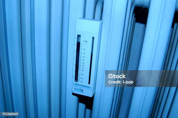 Radiator Stock Photo - Download Image Now - Abstract, Apartment, Blue