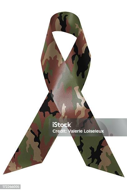 Support Our Troops Awareness Stock Photo - Download Image Now - Camouflage, Camouflage Clothing, Ribbon - Sewing Item