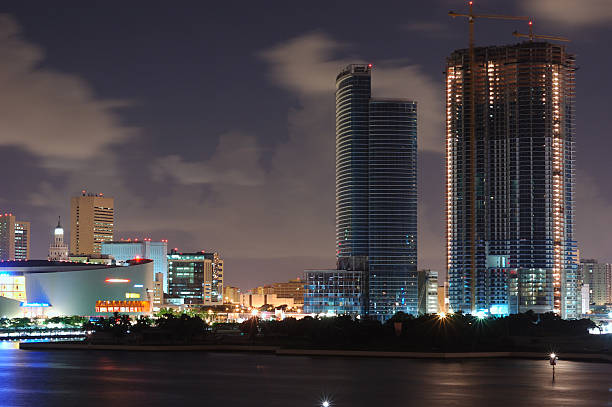 Skyline of buildings at Sunny Isles Beach, Miami, Florida, United States