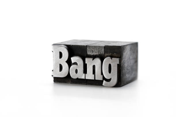 bang tipógrafo - bang letterpress typescript printing block - fotografias e filmes do acervo