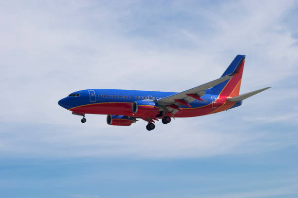 istock Colorful Commercial Plane 172266689