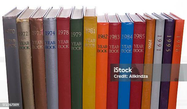 Colorido Anuarios Foto de stock y más banco de imágenes de Libro anual - Libro anual, Retro, 1970-1979
