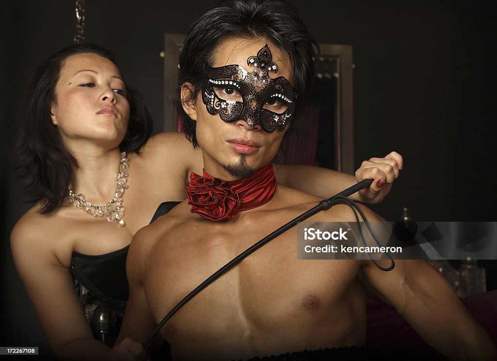 Mistress y esclavo (i - Foto de stock de Adulto libre de derechos