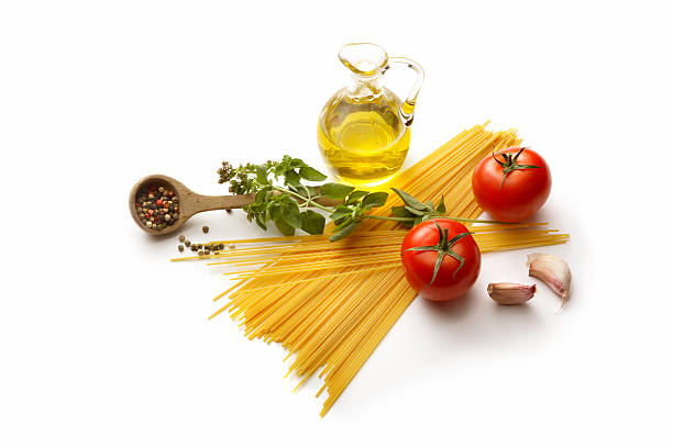istock Italian Ingredients: Spaghetti, Tomato, Oregano, Garlic, Pepper and Olive Oil 172267136