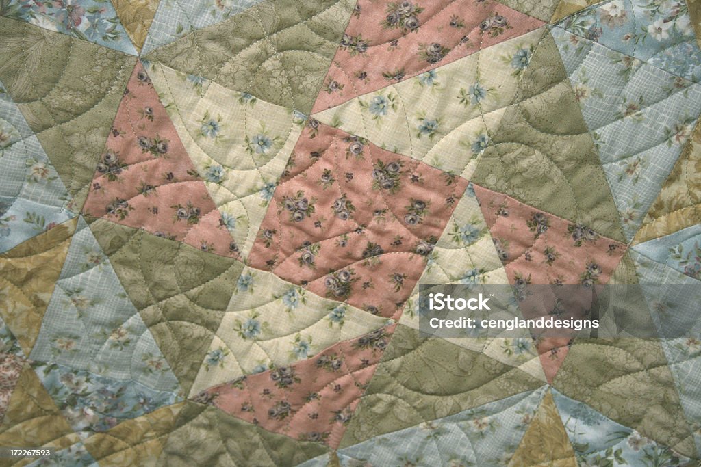 Quilt – Windrad Star - Lizenzfrei Textilien Stock-Foto