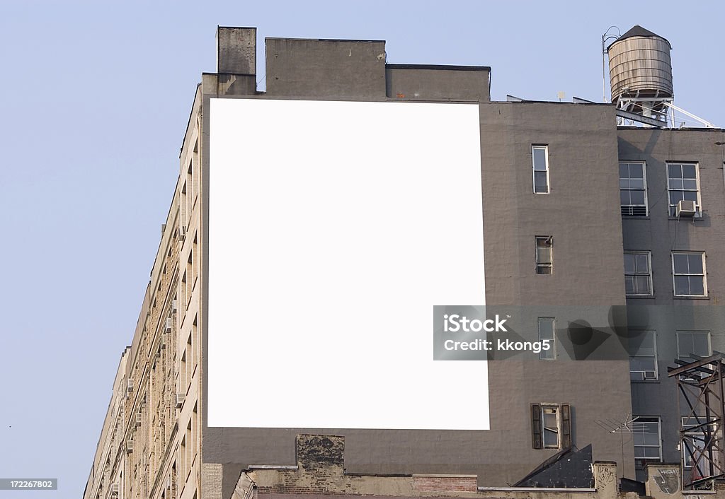 billboard - Manhattan Billboard Stock Photo