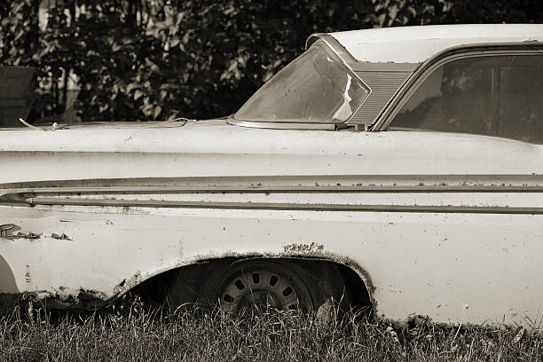istock Rear end of a car 172267927