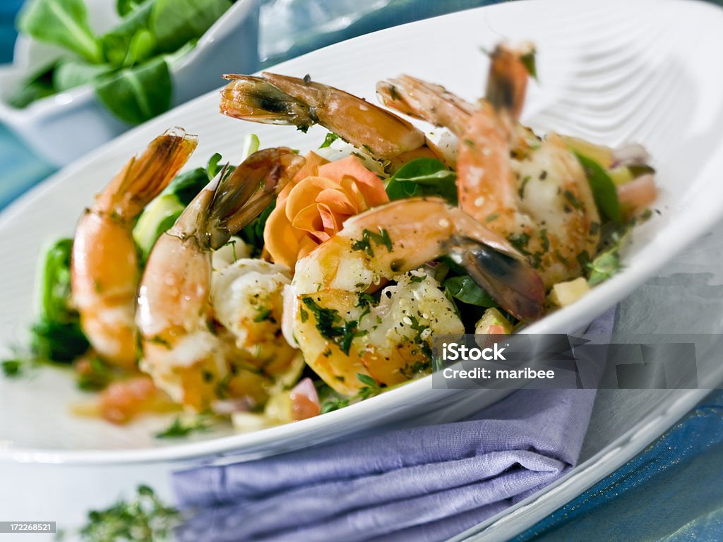 colossal gamberi - Foto stock royalty-free di Alimentazione sana