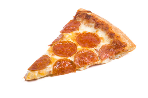 rebanada de pizza - pizza fotografías e imágenes de stock