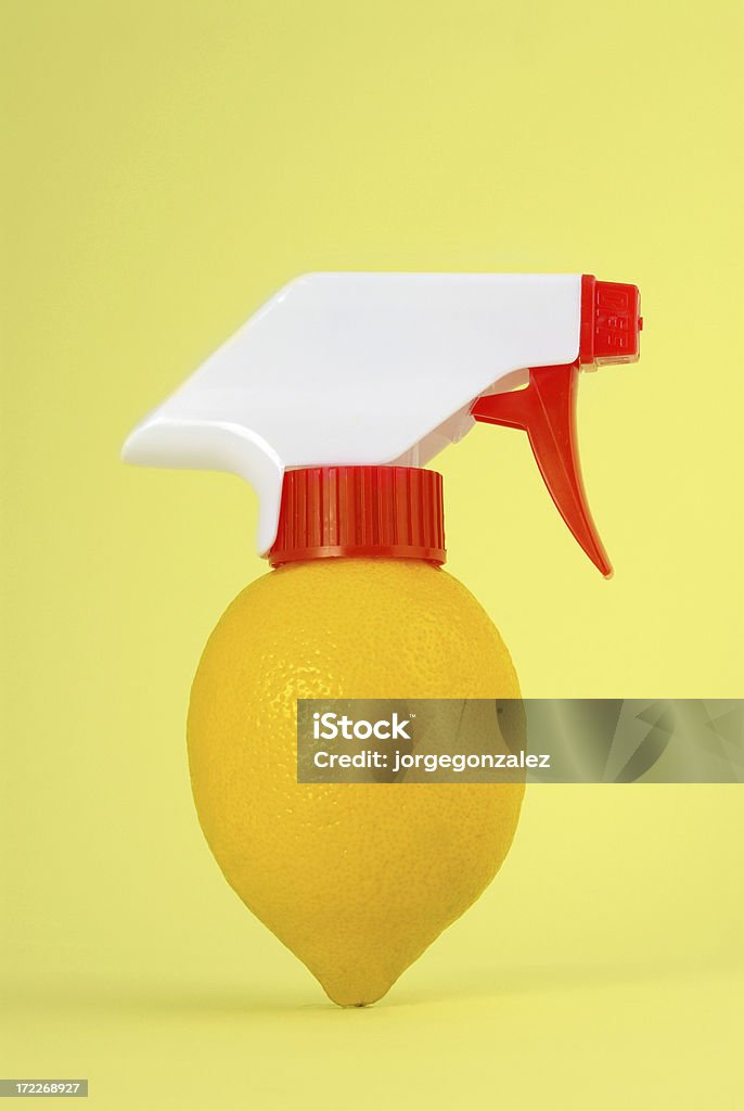 Limão garrafa pulverizadora - Royalty-free Limão Foto de stock