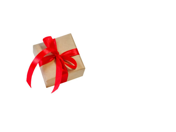 istock Gift boxe isolated on white, gift boxe with red ribbon and bow. Birthday celebration concept. 1722690511