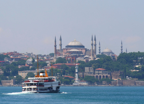 Ferry in the Bosphorus ( Istanbul/Turkey ).