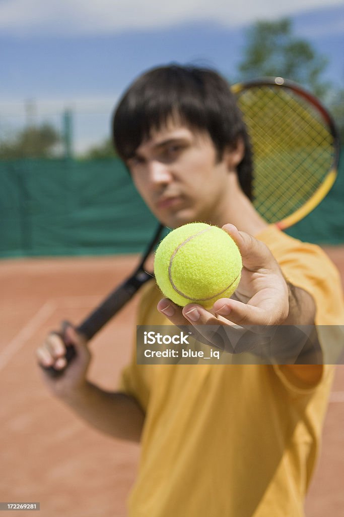 Młody Kaukaski Tenis player-series - Zbiór zdjęć royalty-free (20-24 lata)
