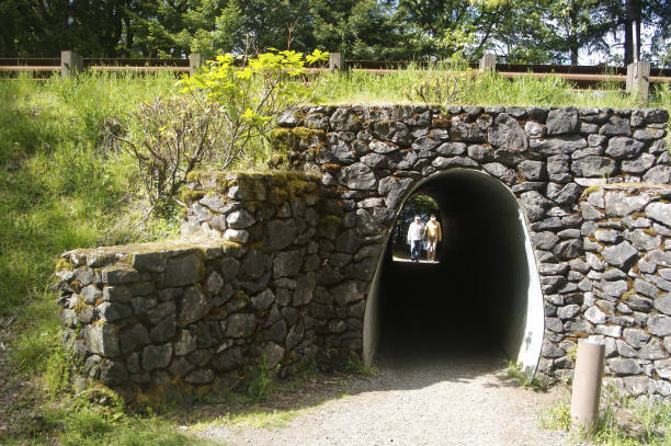 Pedestrian Tunnel Under The Park's Highway