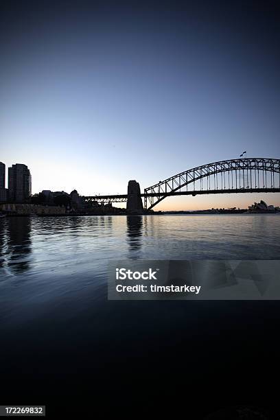 Sydney Harbour Bridge - Fotografie stock e altre immagini di Alba - Crepuscolo - Alba - Crepuscolo, Aurora, Australia