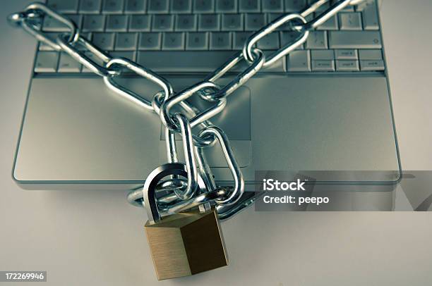 Computer Security Series Stock Photo - Download Image Now - Business, Chain - Object, Computer