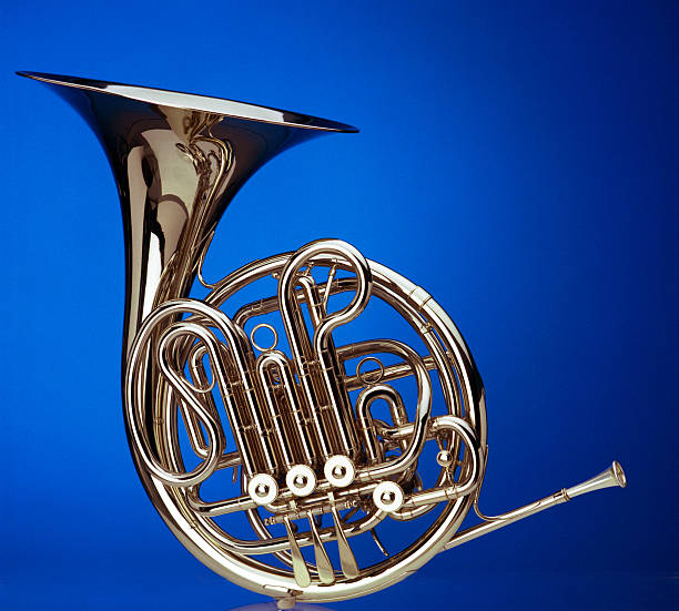 French Horn stock photo
