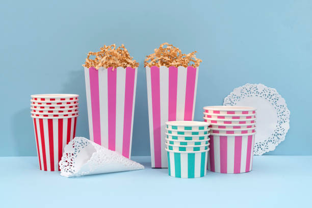 istock A set of disposable popcorn boxes. 1722702765