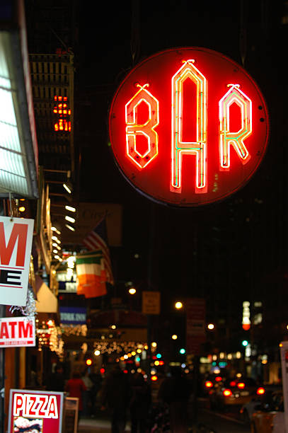 istock Bar Light in Urban Scene 172270488