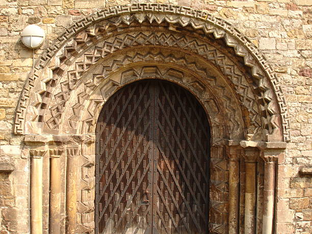 istock Llandaff Cathedral archway and door 172270879