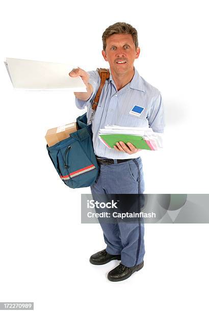 Mailman Stockfoto und mehr Bilder von Postangestellter - Postangestellter, Retrostil, Berufliche Beschäftigung