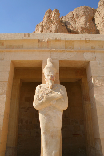 at Deir el Bahari, near Luxor, Egypt.