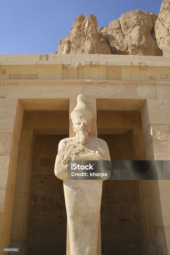 Temple of Hatshepsut, at Deir el Bahari, near Luxor, Egypt at Deir el Bahari, near Luxor, Egypt. Adventure Stock Photo