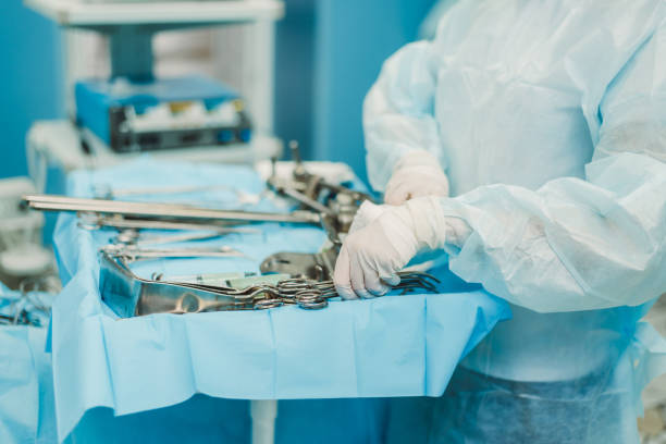 istock A nurse prepares medical instruments for surgery for surgeons 1722713561