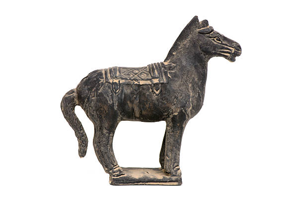 istock Artifact : Isolated China Terracotta Army Horse 172271715