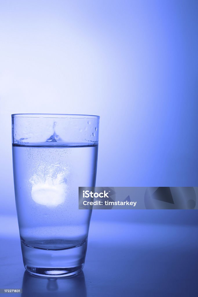 asprin disolving em água - Royalty-free Aspirina Foto de stock