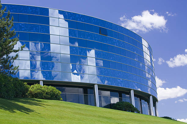 Glass Office Building stock photo