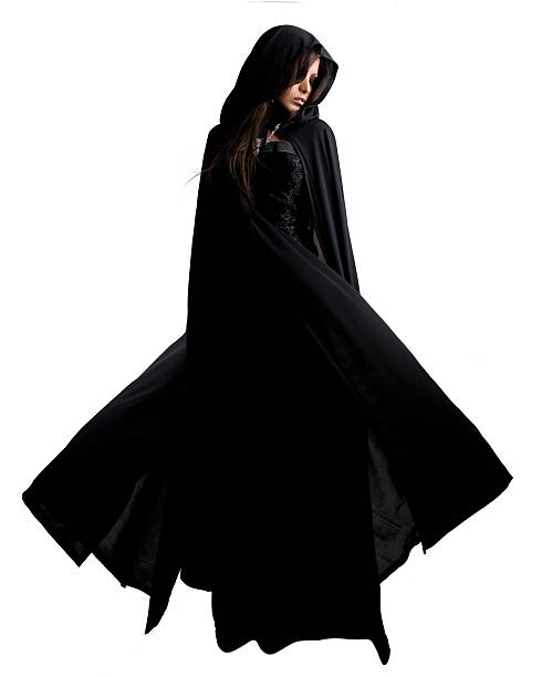 istock A young women dressed in a banshee on a white background 172272227