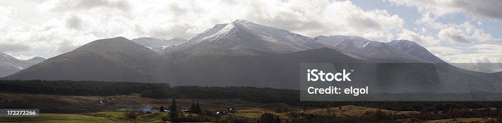 Ben Nevis Highest mountain in Britain. Scottish Highlands. Ben Nevis Stock Photo