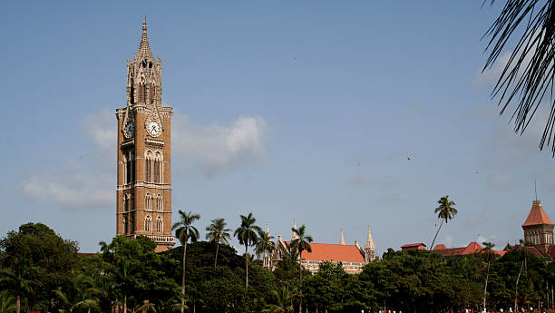 Rajabhai Clock Tower, Mumbai stock photo