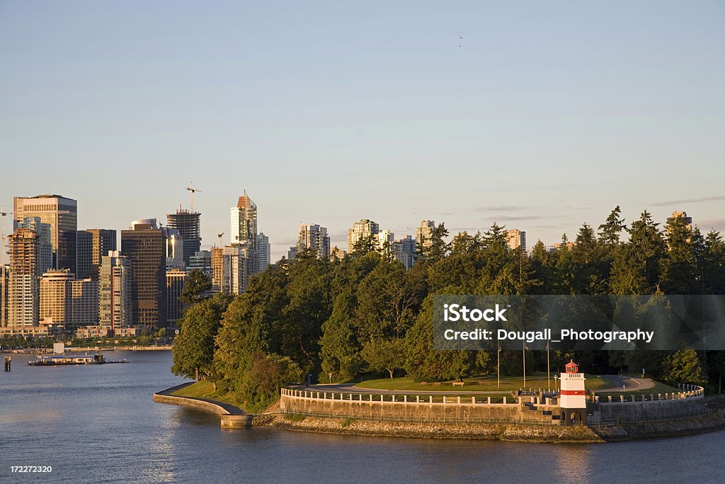 Brockton Point Lighthouse, Stanley Park - Zbiór zdjęć royalty-free (Angielska Zatoka)