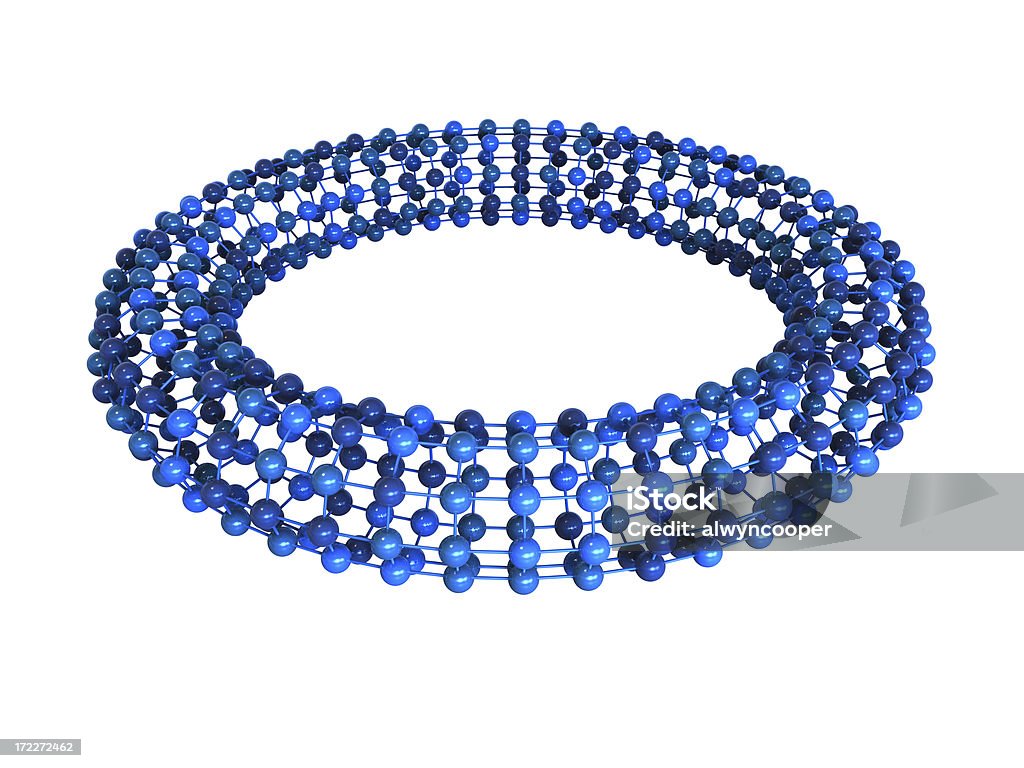 Molécula torus 01 - Foto de stock de Azul libre de derechos