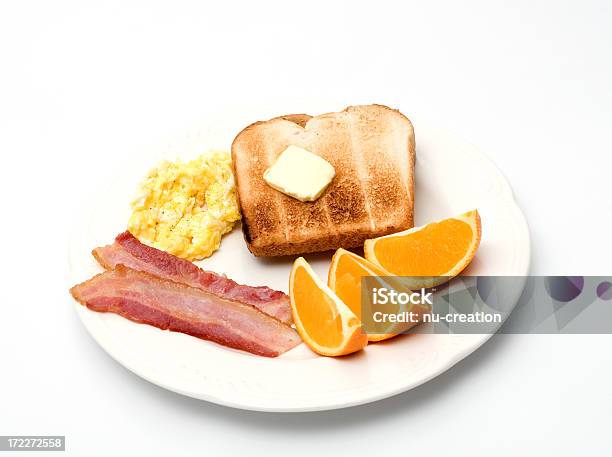 Placa De Desayuno Foto de stock y más banco de imágenes de Alimento - Alimento, Asistencia sanitaria y medicina, Carne