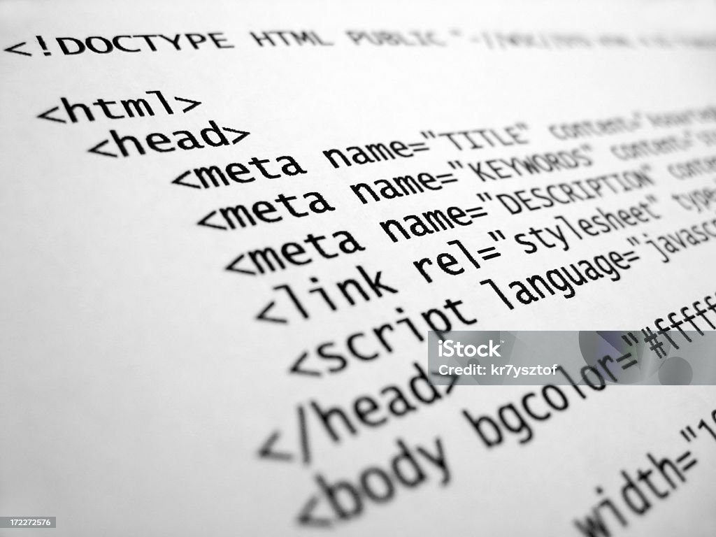 Etiquetas HTML - Foto de stock de Html libre de derechos