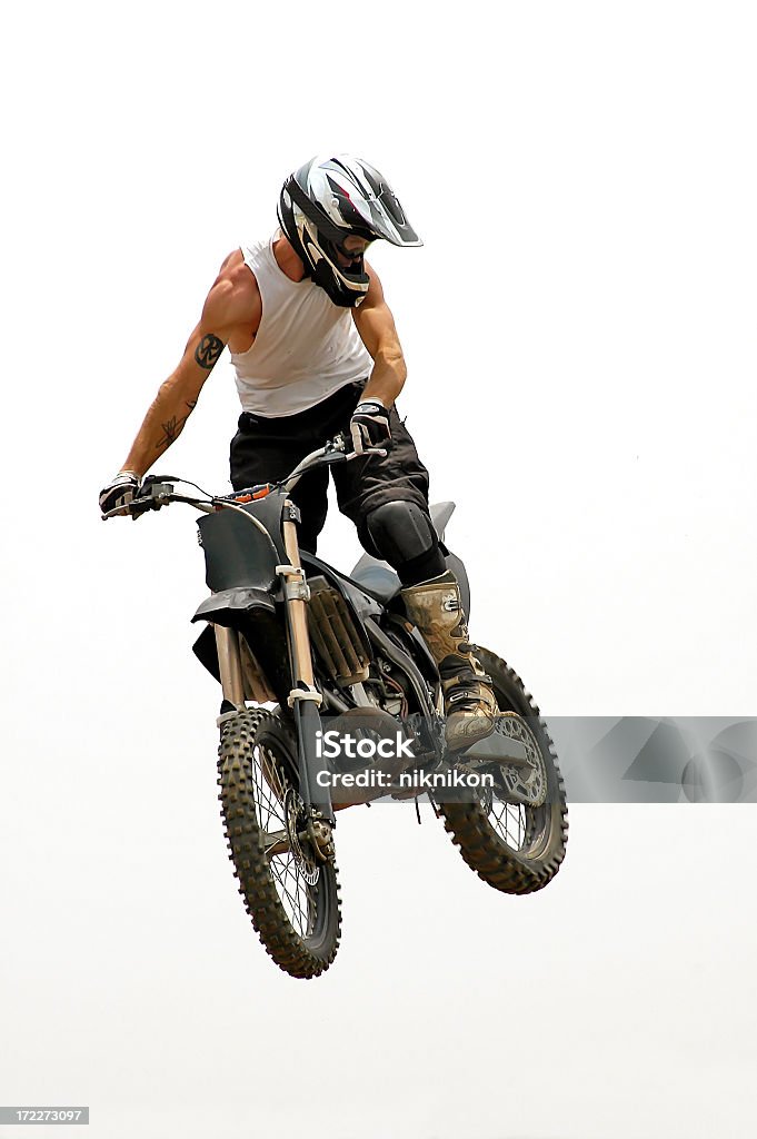 Airborne moto - Photo de Motocross libre de droits
